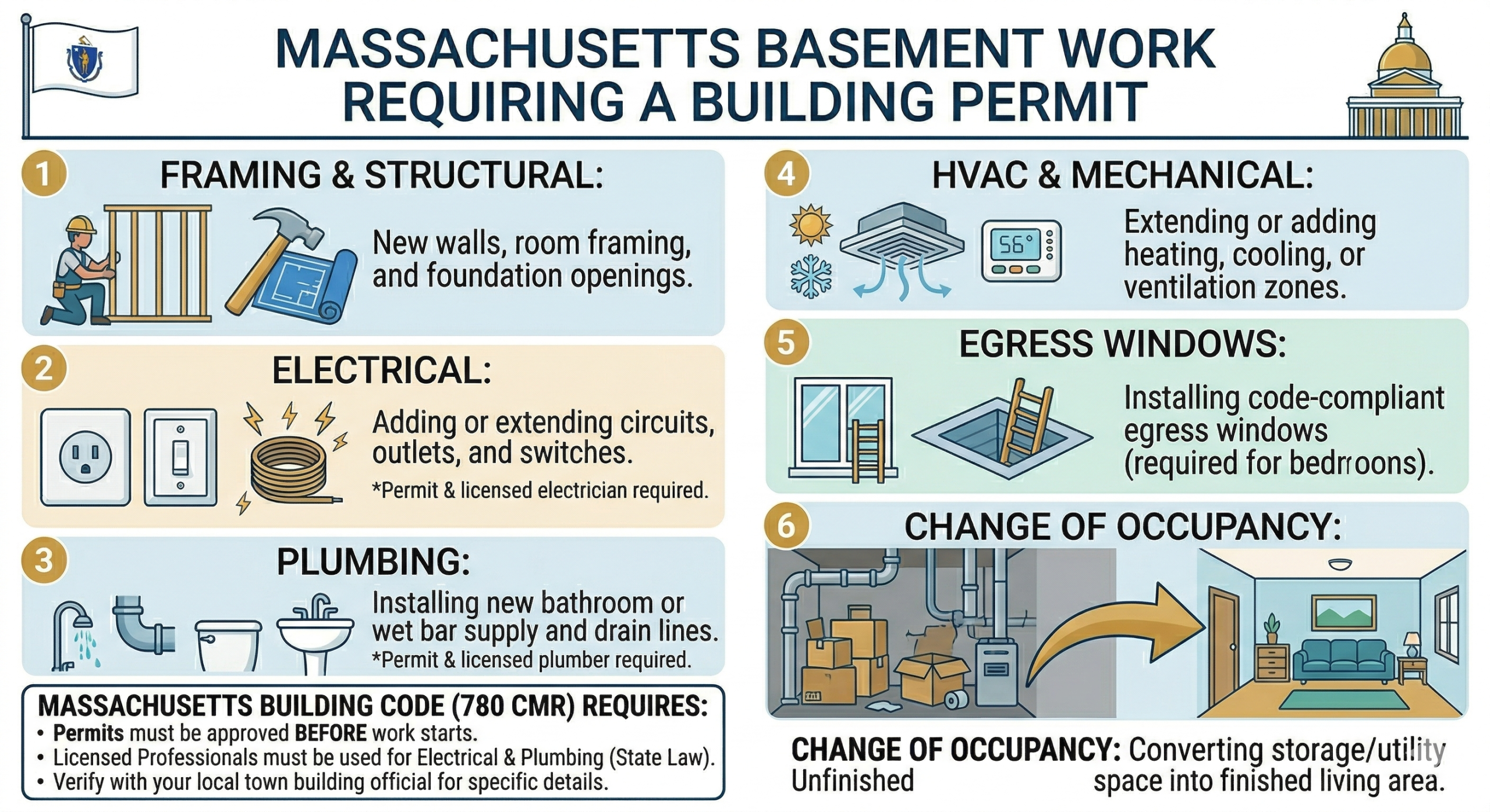 Do You Need a Permit to Finish a Basement in Massachusetts? - RR ...